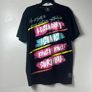 Switch Remarkable black legendary icon king is king t-shirt size XXL
